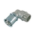 press messing knie 25x3/4 pers x buitendraad, Doe-het-zelf en Verbouw, Ophalen of Verzenden, Nieuw