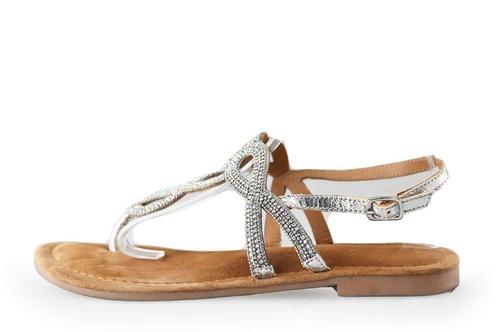 Lazamani Sandalen in maat 39 Zilver | 10% extra korting, Kleding | Dames, Schoenen, Overige kleuren, Zo goed als nieuw, Sandalen of Muiltjes