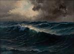 Max Jensen (1860–1908) - Stormy Sea