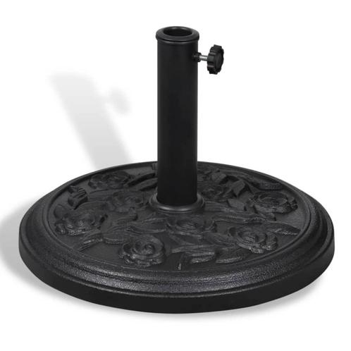 vidaXL Parasolvoet rond hars, Tuin en Terras, Parasols, Parasolvoet, Nieuw, Minder dan 1 meter, Verzenden