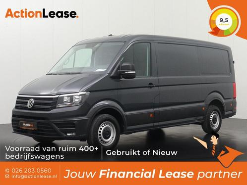 Volkswagen Crafter L3 H2 2019 €231 per maand, Auto's, Bestelauto's, Dealer onderhouden, Te koop, Zwart, Handgeschakeld, Financial lease