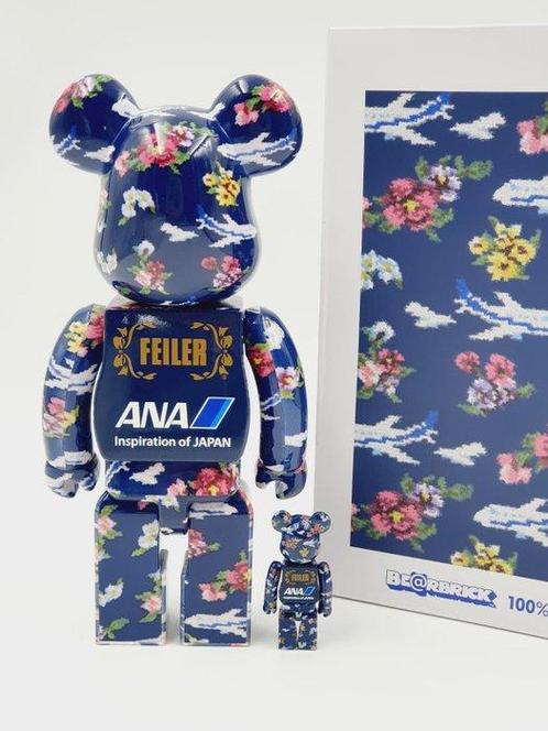 Be@rbrick Medicom Toy - ANA Japan x Feiler (400% & 100%), Antiek en Kunst, Kunst | Schilderijen | Modern
