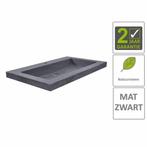 AQS Wastafel Hardsteen 60x46x5 cm 1 Kraangat Mat Zwart, Nieuw, Ophalen of Verzenden, Wasbak of Wastafel