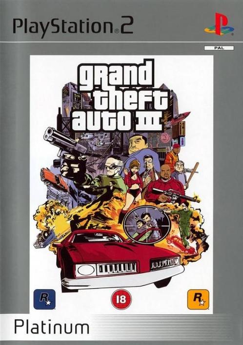 Grand Theft Auto 3 (platinum) (PlayStation 2), Spelcomputers en Games, Games | Sony PlayStation 2, Gebruikt, Vanaf 12 jaar, Verzenden