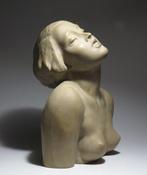 Lajos Geörcs - sculptuur, Art Deco Large Bust (25cm) - 25 cm, Antiek en Kunst
