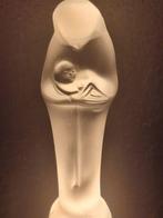 Glasfabriek Leerdam - Beeld, Madonna met kind - 36 cm - Glas, Antiek en Kunst