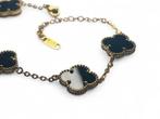 Veiling - 18kt Vergulde Alhambra Stijl Armband - Zwart Ony, Sieraden, Tassen en Uiterlijk, Armbanden, Nieuw