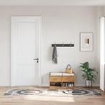 vidaXL Vloerkleed wasbaar anti-slip 80x300 cm meerkleurig, Verzenden, Nieuw, Grijs