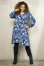 ZHENZI bloem print v-hals jurk Maat:, Kleding | Dames, Jurken, Verzenden, Nieuw, Overige kleuren