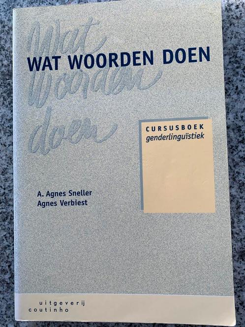 Wat woorden doen – Cursusboek genderlinguistiek, Boeken, Taal | Overige Talen, Gelezen, Non-fictie, Verzenden