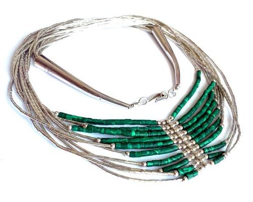 Halsketting 925 Vintage Navajo Heishi (Zonder Minimumprijs), Antiek en Kunst, Kunst | Niet-Westerse kunst