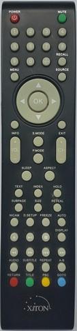 Afstandsbediening XIRON LEDTVDVD1201, Audio, Tv en Foto, Afstandsbedieningen, Origineel, Nieuw, Ophalen of Verzenden