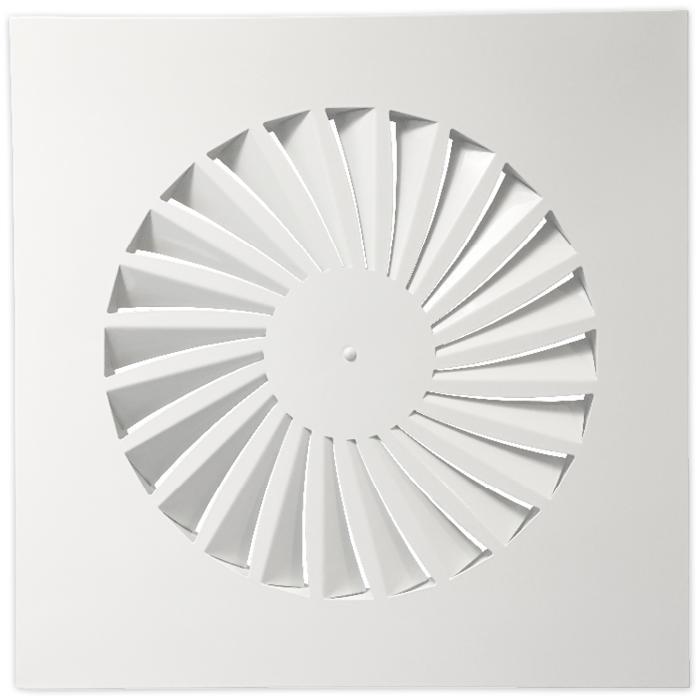 Wervelrooster voor inleg systeemplafond 595 x 595mm, Doe-het-zelf en Verbouw, Ventilatie en Afzuiging, Nieuw, Verzenden