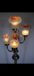 Staande lamp - Glas, Metaal, Antiek en Kunst, Antiek | Lampen