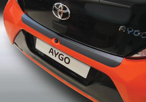 Achterbumper Beschermer | Toyota Aygo 3/5-deurs 2014- | ABS, Auto-onderdelen, Carrosserie en Plaatwerk, Nieuw, Toyota, Verzenden