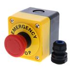 Noodstop Schakelaar 24VAC/DC 40mm A22E-M-11B - A22E7054A, Verzenden, Nieuw, Overige typen