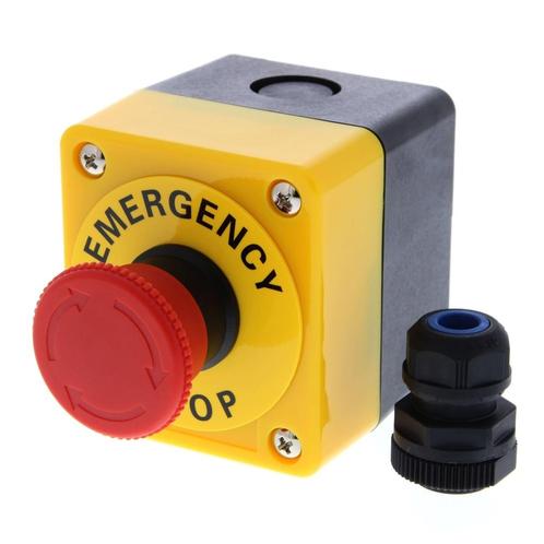 Noodstop Schakelaar 24VAC/DC 40mm A22E-M-11B - A22E7054A, Doe-het-zelf en Verbouw, Elektra en Kabels, Overige typen, Nieuw, Verzenden