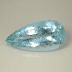 Blauw Aquamarijn - 136.94 ct - Asian Institute of, Sieraden, Tassen en Uiterlijk, Edelstenen, Nieuw