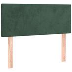 Hoofdbord 100x5 cm Donkergroen - Retourdeal met Korting, Nieuw, Ophalen of Verzenden, Stof, Groen