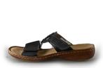 Rieker Slippers in maat 38 Zwart | 10% extra korting, Slippers, Verzenden, Zwart, Gedragen