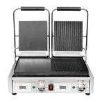 Dubbele Contact Grill - Geribd /Glad Buffalo, Verzenden, Nieuw in verpakking