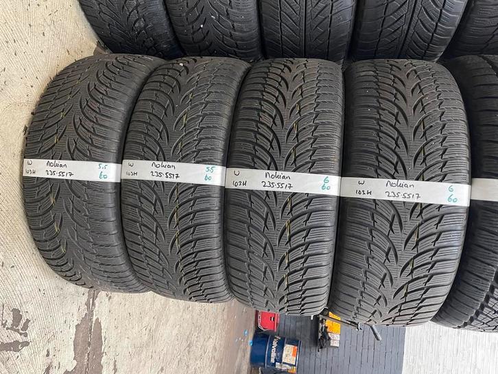 235-55-17 Nokian Winterbanden 6mm 103H Montage 235 55 17, Auto-onderdelen, Banden en Velgen, 17 inch, Winterbanden, 235 mm, Personenwagen