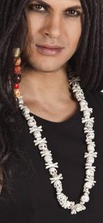 Ketting Skull bones (voor Halloween, horror, gothic, heksen,, Verzenden, Nieuw