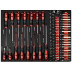 Benson Gereedschapswagen - 1121-delig - 7 laden - zwart/z..., Auto diversen, Autogereedschap, Ophalen of Verzenden, Nieuw