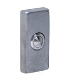 Intersteel beldrukker rechthoekig verdekt rvs getrommeld, Verzenden, Nieuw