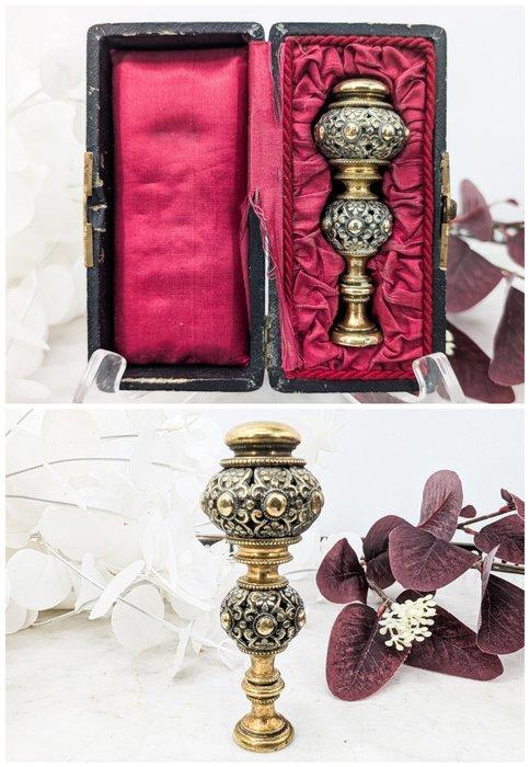 Antique Sceau en Bronze Monogrammé - Zegel Antiek, Antiek en Kunst, Antiek | Overige Antiek