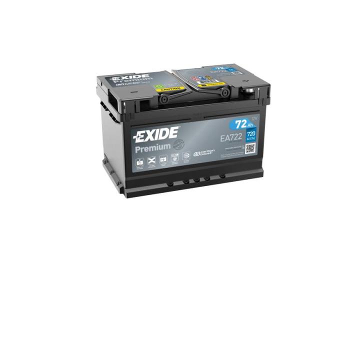 Exide Premium accu | EA722 | 12V 72Ah, Auto-onderdelen, Accu's en Toebehoren, Ophalen of Verzenden