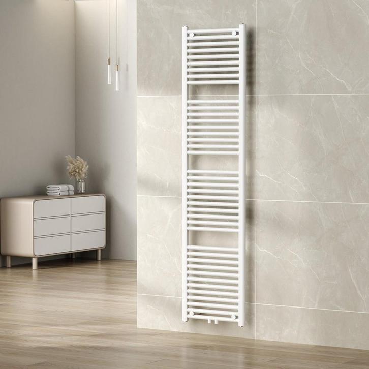 Wiesbaden Elara Sierradiator - 181.7x45cm - Glans Wit, Doe-het-zelf en Verbouw, Verwarming en Radiatoren, Nieuw, Ophalen of Verzenden