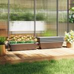 TRUUSK 5-delige Set Kunststof Bloempotten - Stapelbaar - Wee, Tuin en Terras, Verzenden, Nieuw