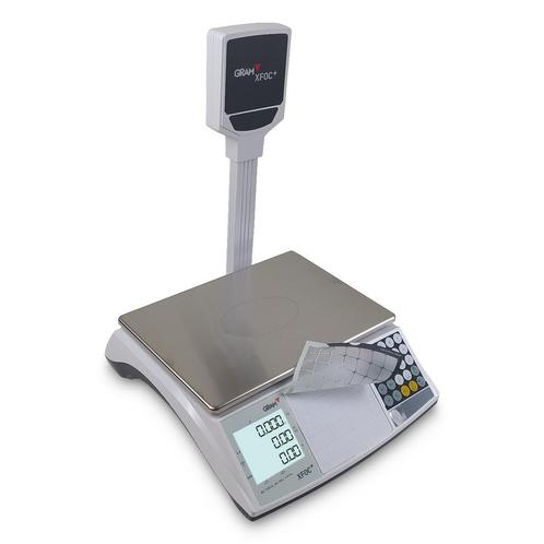 Prijsberekenende Geijkte winkelweegschaal 30kg, Doe-het-zelf en Verbouw, Weegschalen, Verzenden