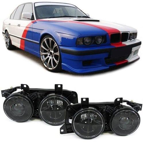 Koplampen Smoke BMW 5 & 7 Serie E32 E34 B5595, Auto-onderdelen, Verlichting, Nieuw, BMW