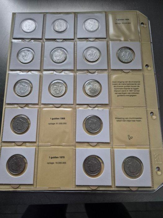Nederland. 1 Gulden 1954/1972 (Zonder Minimumprijs), Postzegels en Munten, Munten | Nederland