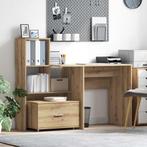 vidaXL Ladenkast met wiel Bruin 55 x 45 x 33.5 cm Bewerkt, Huis en Inrichting, Verzenden, Nieuw