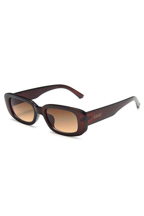 Smalle Zonnebril Rechthoekige Afgeronde Glazen 90s Y2K Donk, Sieraden, Tassen en Uiterlijk, Zonnebrillen en Brillen | Dames, Nieuw