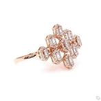 Ring - 14 karaat Roségoud - 1.15ct. tw. Diamant (Natuurlijk), Nieuw