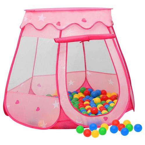 vidaXL Kinderspeeltent 102x102x82 cm roze, Kinderen en Baby's, Speelgoed | Speeltenten, Nieuw, Verzenden