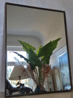 Rechteckiger Wandspiegel mit patiniertem Messingrahmen –, Antiek en Kunst