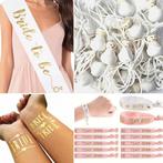 Vrijgezellenfeest set Bride to Be en Team Bride set nu 22,95, Kleding | Dames, Trouwkleding en Trouwaccessoires, Verzenden, Beige