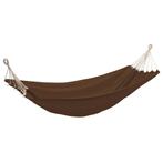 vidaXL Hangmat Cariben 260 x 150 cm (bruin), Tuin en Terras, Hangmatten, Verzenden, Nieuw