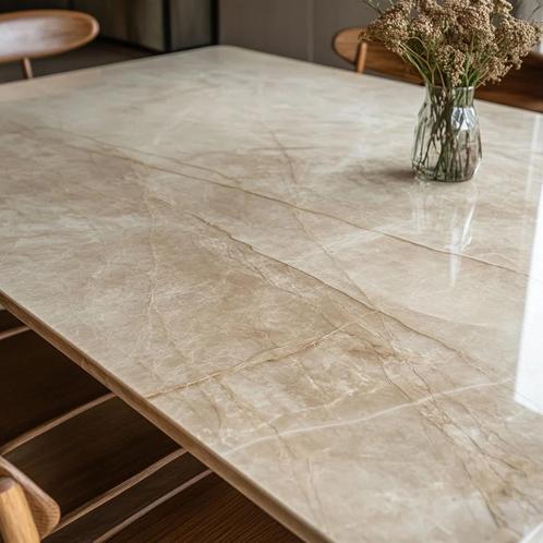 Taj Mahal tafel Kwartsiet marmer echt natuursteen aanbieding, Huis en Inrichting, Tafels | Eettafels, 50 tot 100 cm, 150 tot 200 cm