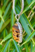 Ketting met hanger - Indonesië Boeddhabeeld hanger