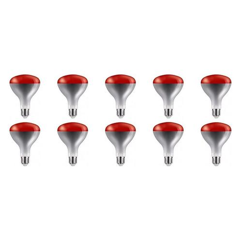 Asalite Infrarood Warmtelamp Rood R125 E27 - 100W - Rode, Huis en Inrichting, Lampen | Losse lampen, Nieuw, Verzenden