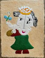 Juan García Ripollés (1932) - Chica con huevos - XL 65cm