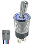 ProRide Metalen Tuimelschakelaar 12-24V OFF-ON met, Doe-het-zelf en Verbouw, Elektra en Kabels, Verzenden, Nieuw
