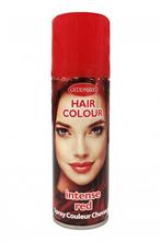 Haarspray Rood 125Ml, Hobby en Vrije tijd, Feestartikelen, Verzenden, Nieuw