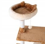 Krabpaal - kattenkrabpaal - kattenpaal - 60x41x89cm - beige, Dieren en Toebehoren, Krabmeubelen, Ophalen of Verzenden, Nieuw